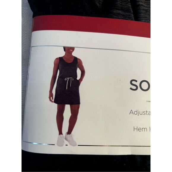 Members Mark Sam's Club soft dress xl black gray new rn#83814 - Picture 3 of 4